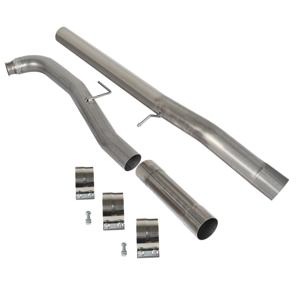 Steel Exhaust Pipe Muffler for Chevy Silverado GMC Sierra (2011–2015) 6.6L Duramax