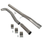Steel Exhaust Pipe Muffler for Chevy Silverado GMC Sierra (2011–2015) 6.6L Duramax