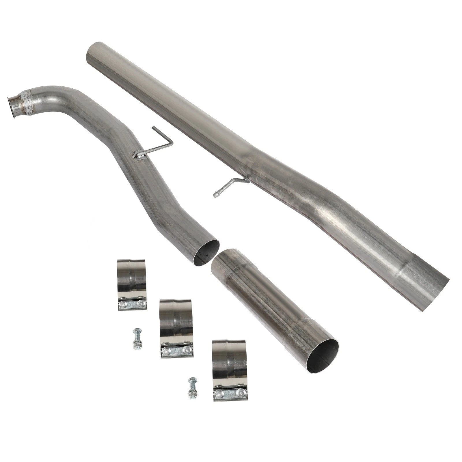 Steel Exhaust Pipe Muffler for Chevy Silverado GMC Sierra (2011–2015) 6.6L Duramax