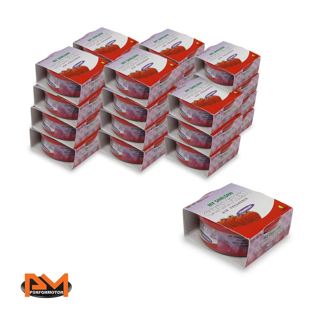 Shaldan Air Freshener for Car/Office - Strawberry Scent (2 oz)