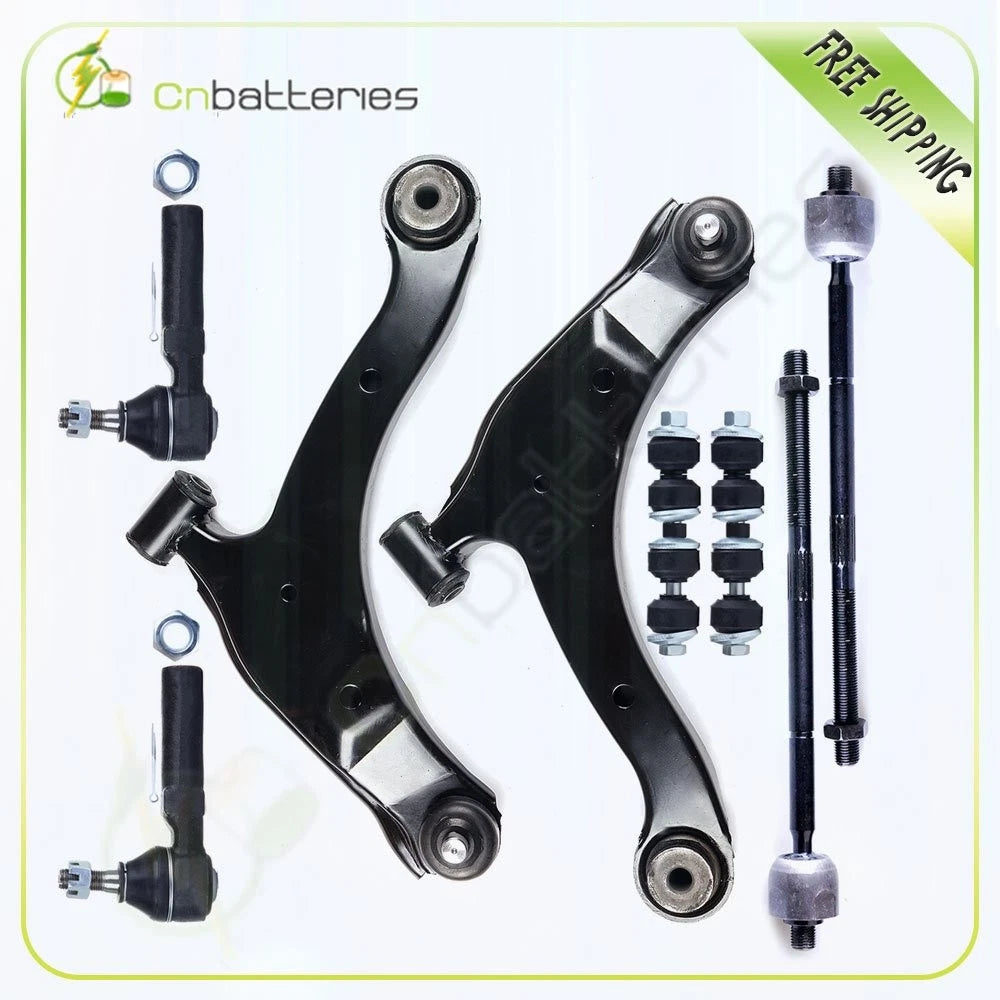 8pc Steering Kit Control Arm Sway Bar Tie Rods for PT Cruiser, Dodge Neon (2001–2010)