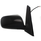 Set of 2 Black Folding Power Side View Door Mirrors for Prius (2008–2009)