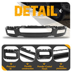 Chrome/Black Front Bumper Face Bar for Ford F-150, Lincoln Mark LT (2004-2005)