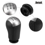 5 Speed Manual Gear Shift Knob for Ford Focus (2000–2011) Black Silver Tone