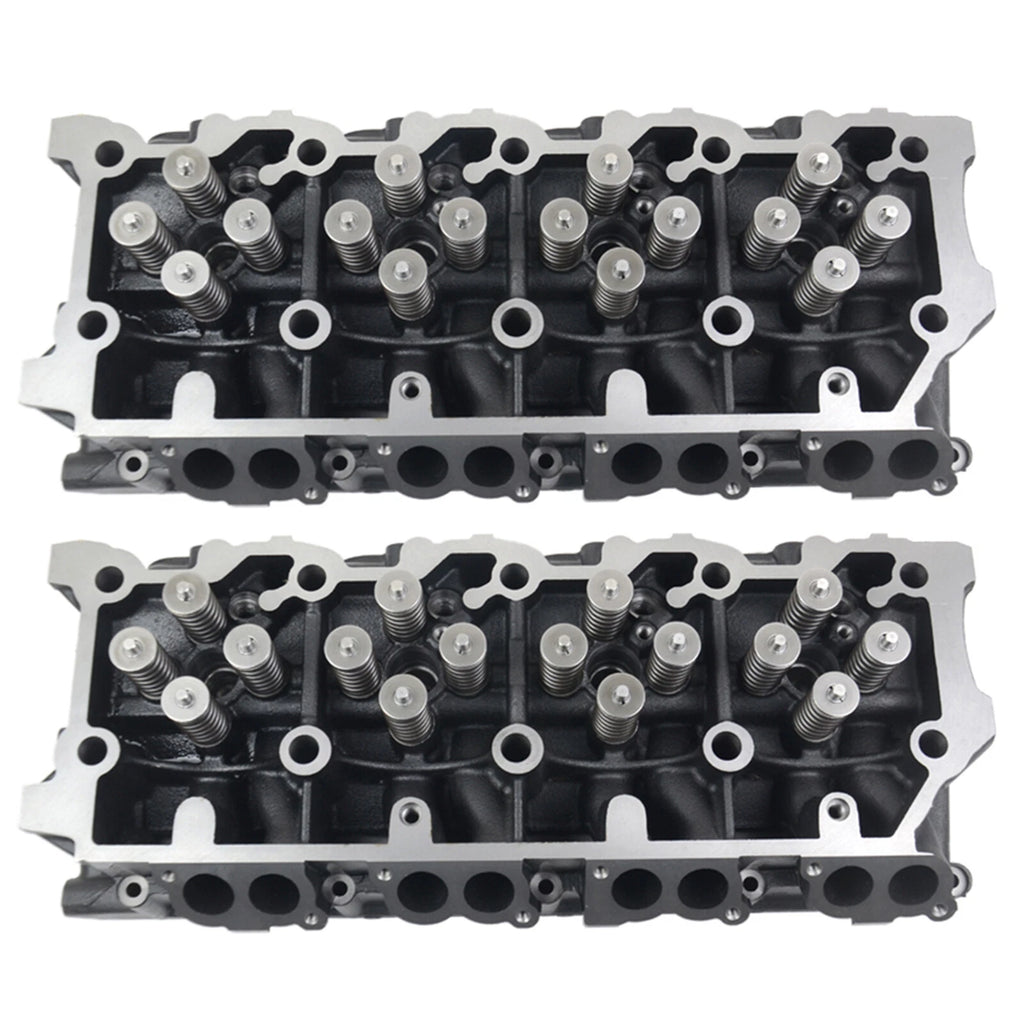 Set of 2 Cylinder Heads for Ford F-250 F-350 F-450 F-550 Super Duty (2006–2007)