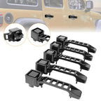 Black Aluminum Exterior Door Handles for Jeep Wrangler JK/JKU (2007–2018)