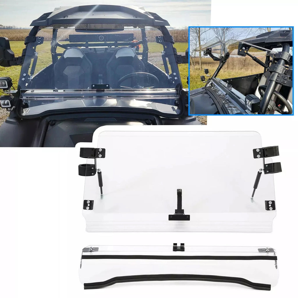 Clear Windshield Flip for Polaris RZR 800/570 & RZR XP 900 (2011–2014)