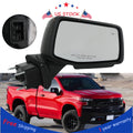 Right Side Power Heated Mirror with Temp & BSM for Chevy Silverado 1500 (2019–2024)