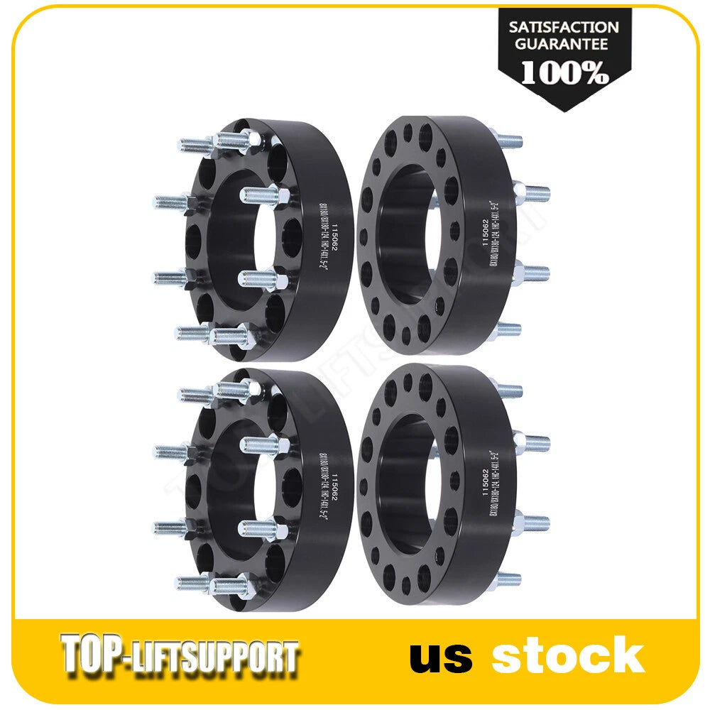 Set of 4 Wheel Spacers for GMC Sierra, Chevy Silverado 2500/3500 HD
