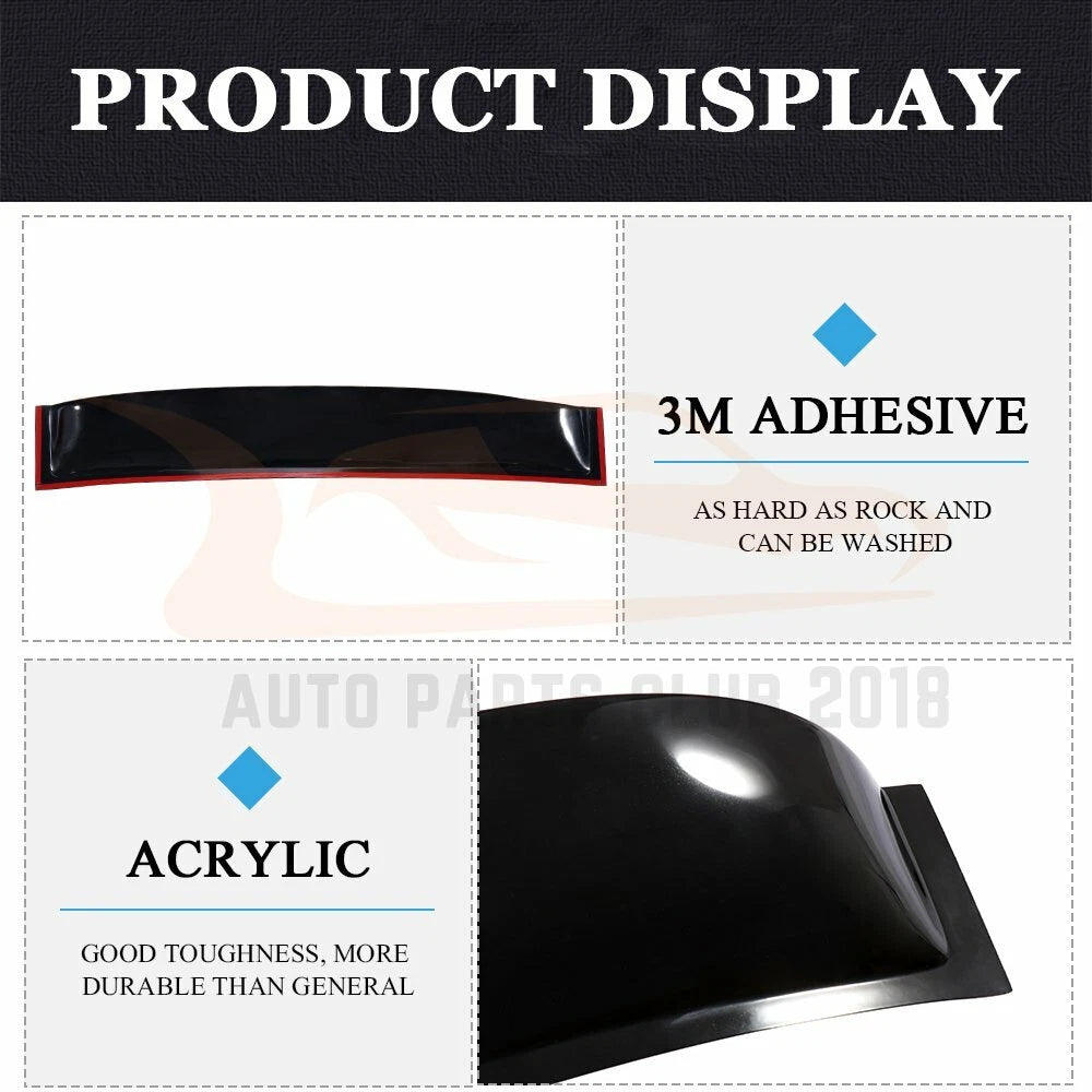 Rear Window Rain Shade Vent Visor for Honda Civic Sedan (2006-2011)