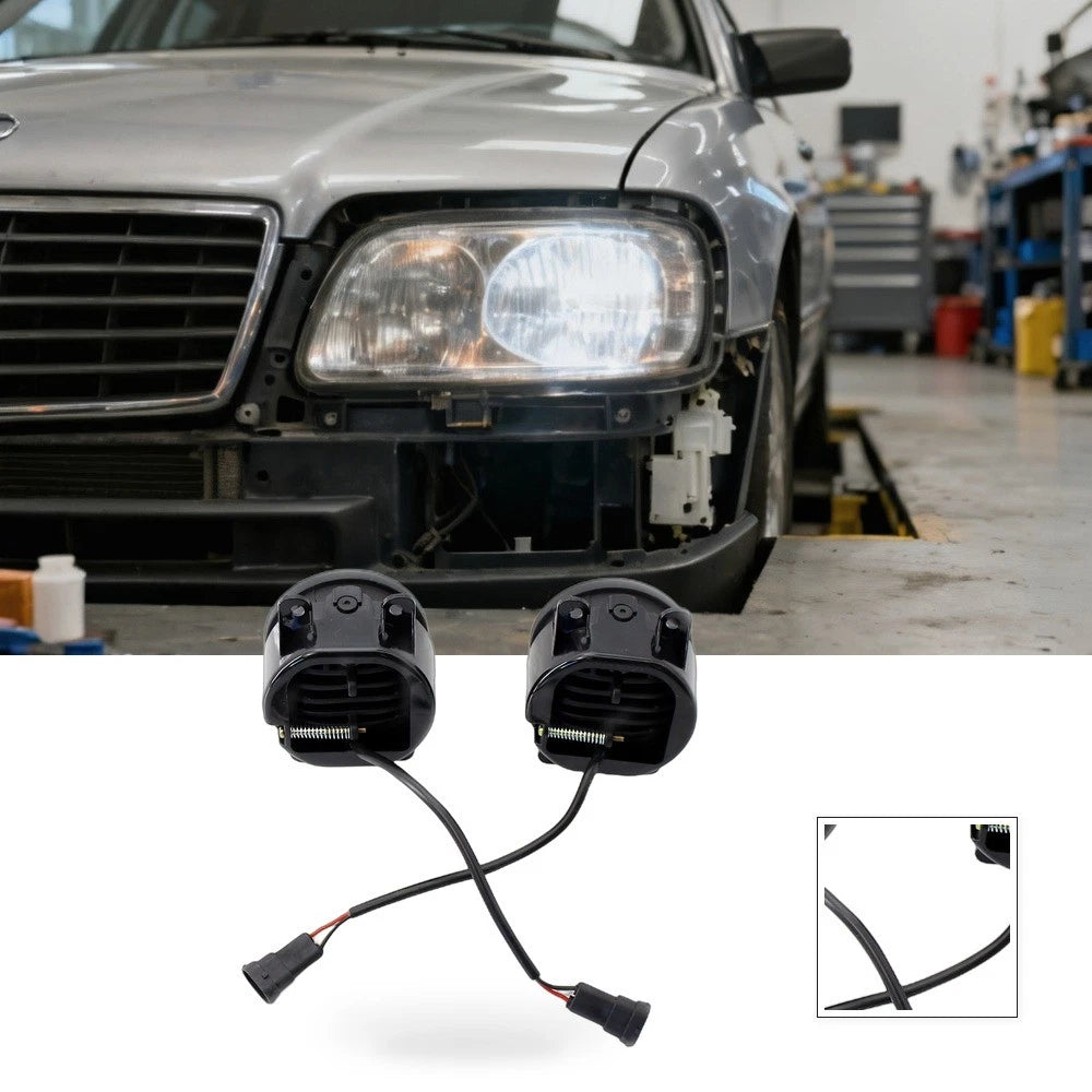 Dual Color LED Fog Lights for Ford Honda Acura Nissan