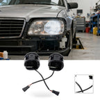 Dual Color LED Fog Lights for Ford Honda Acura Nissan