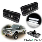 Front/Rear White LED Side Marker Lights for Chevy GMC Truck (1968–1972)