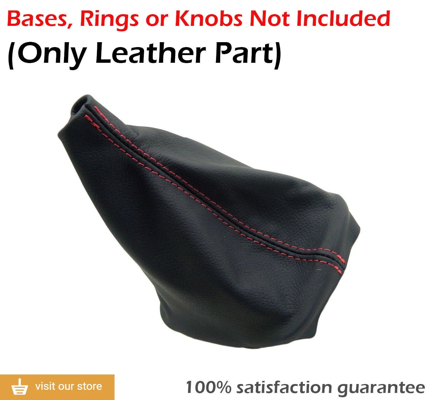 Manual Shift Boot for Nissan Silvia 240SX (1989–1993) Red Stitch