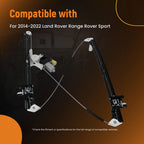 Front Right Window Regulator with Motor for Land Rover Range Rover Sport (2014–2022)