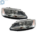 Set of 2 Halogen Headlights for Volkswagen Jetta (2011–2018)