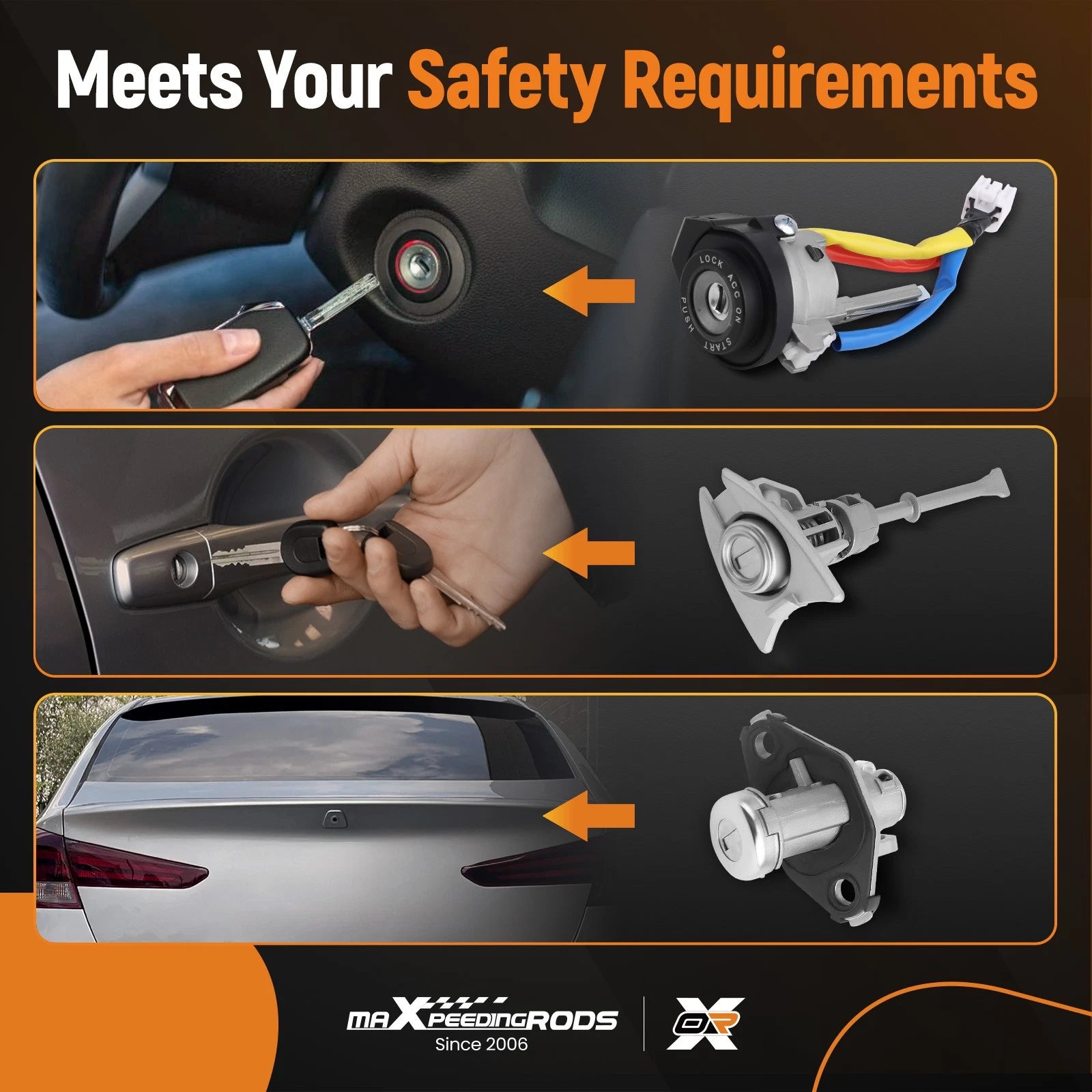 Door Lock Cylinder for Hyundai Sonata (2009–2014)
