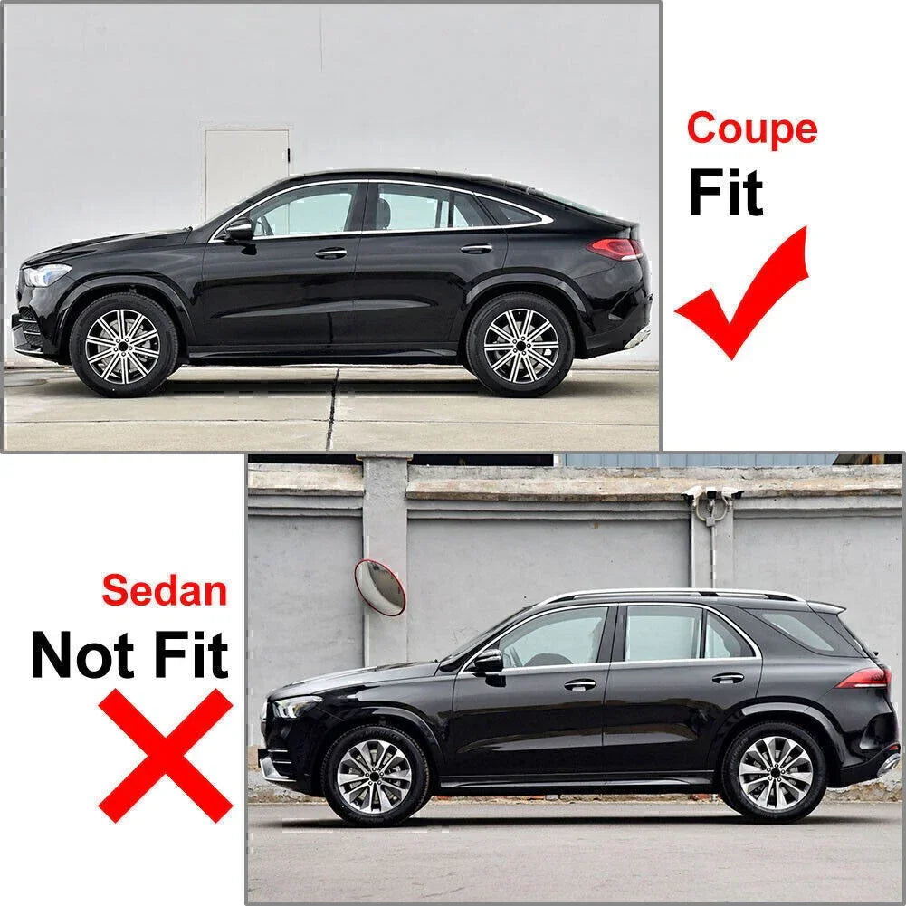 Rear Bumper Splitter Spoiler Canard Air Vent for Mercedes-Benz GLE C167 (2020-)