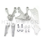 Footrest Assembly w/ Pegs for Kawasaki Ninja ZX6R ZX-6RR (2005–2008)
