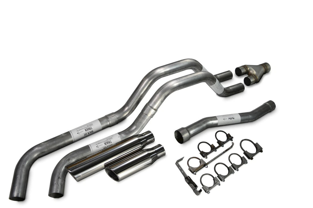 Dual Exhaust Y Pipe 2.5" for Nissan Titan (2004–2006) Rolled Tip