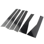 Door Trim Black Piano Cover Pillar Post for Subaru Forester (2019–2021)