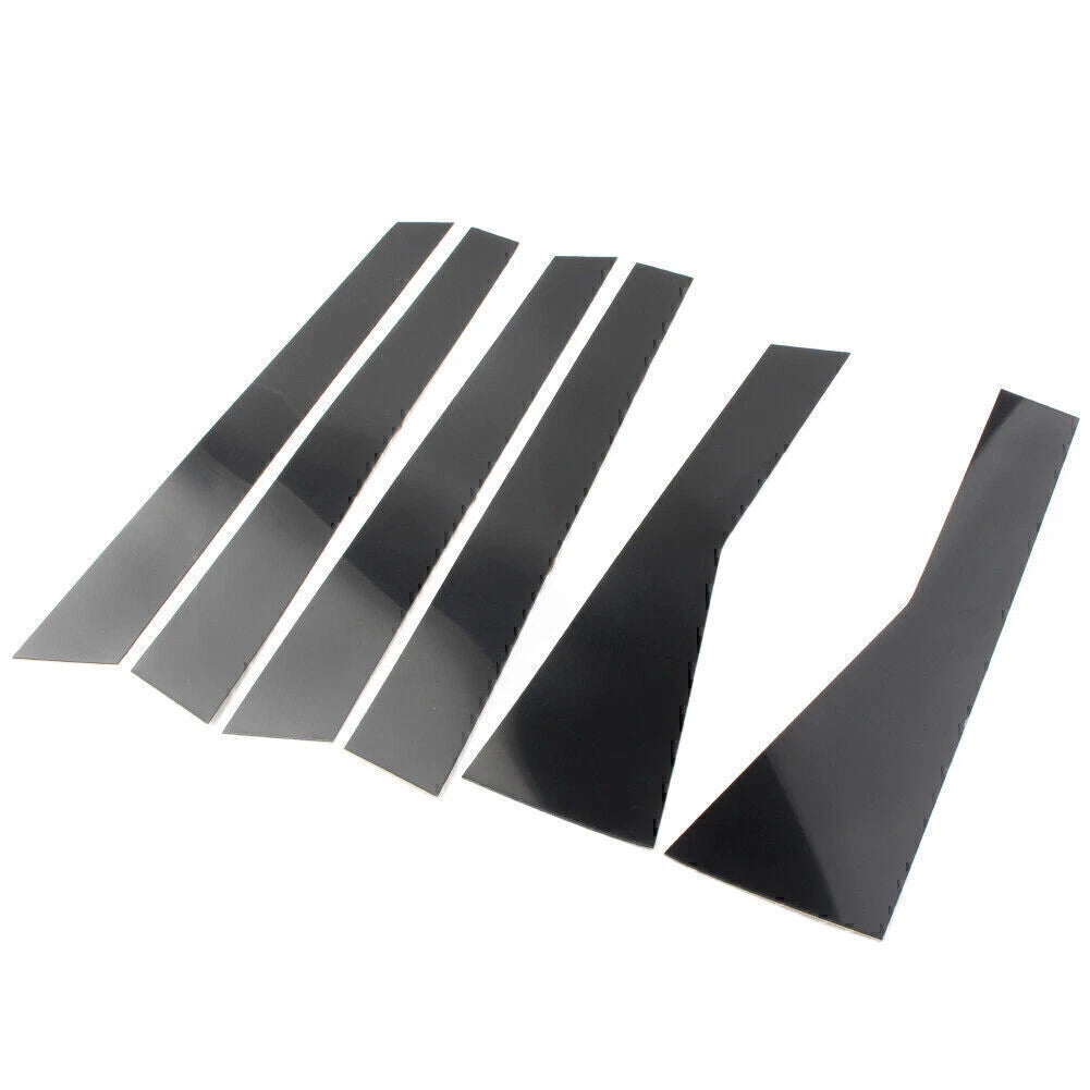 Door Trim Black Piano Cover Pillar Post for Subaru Forester (2019–2021)