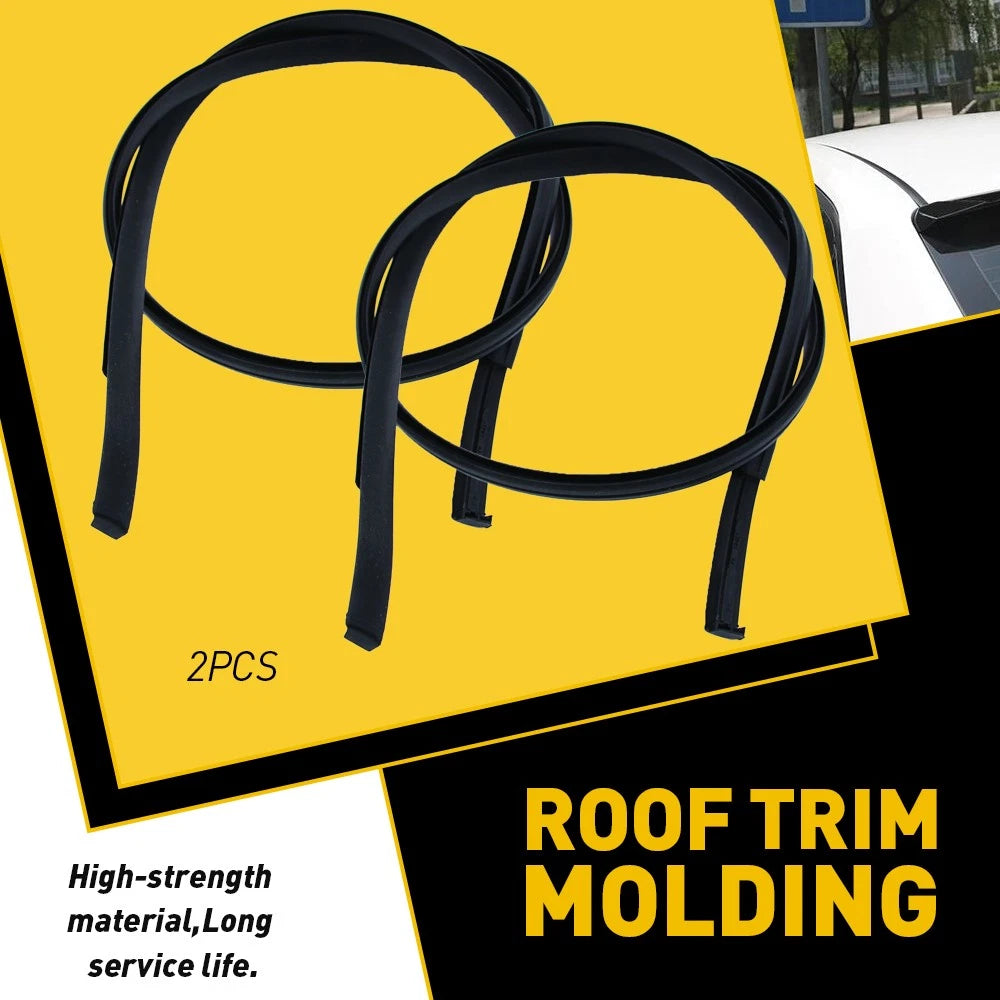 2X Roof Drip Trim Molding for Toyota Corolla Sedan (2014–2017)