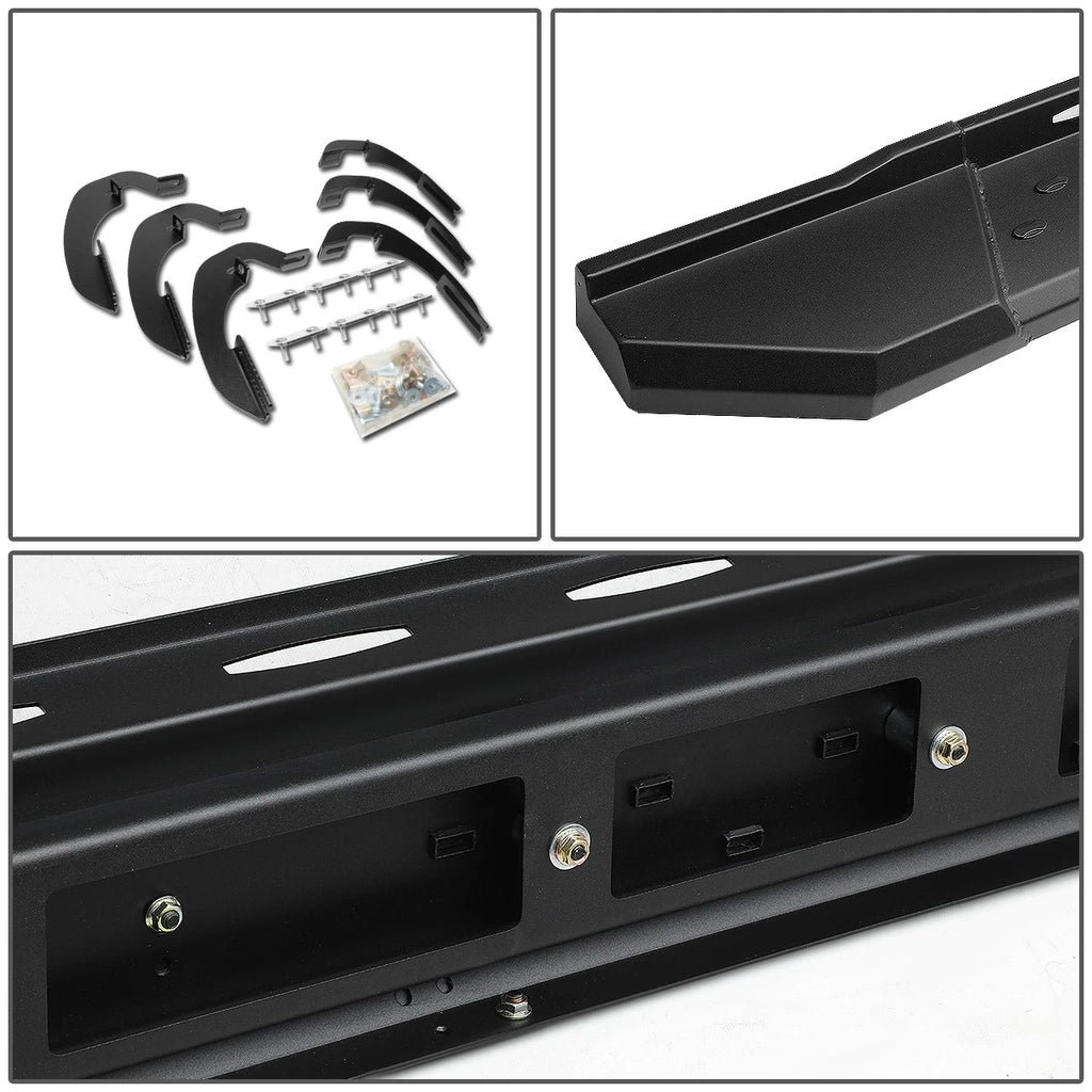 Set of 2 Side Running Board Step Bars for Chevy Silverado/GMC Sierra (2007–2019)