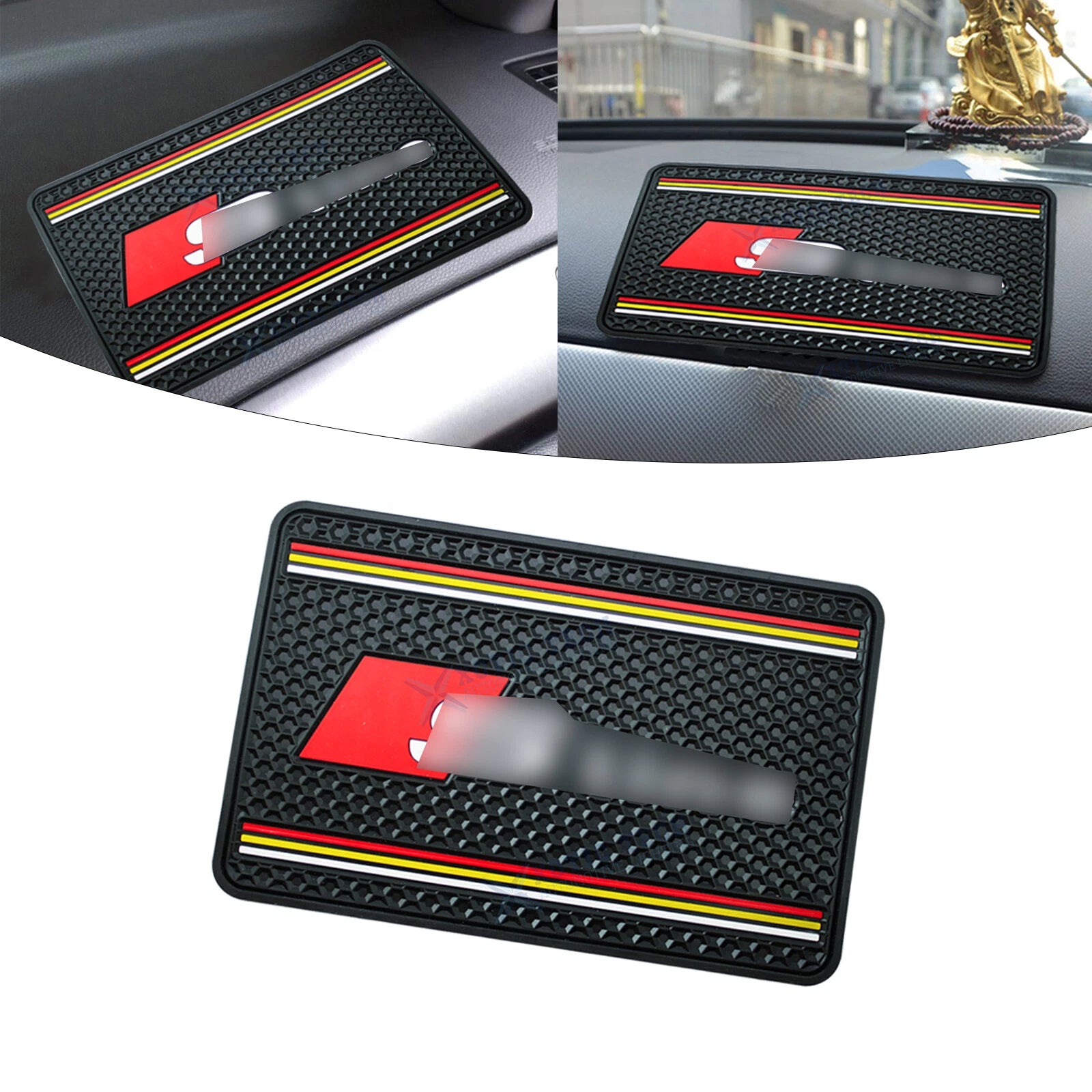S-Line Dashboard Mat for Audi (8.27" x 5.12", Non-Slip, 1x) (2011–2015)