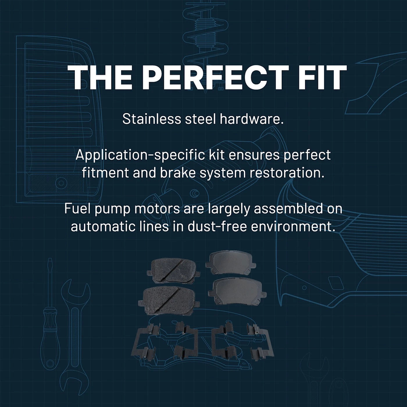 Front Brake Pad Set for Mazda CX-5 (2013–2020)