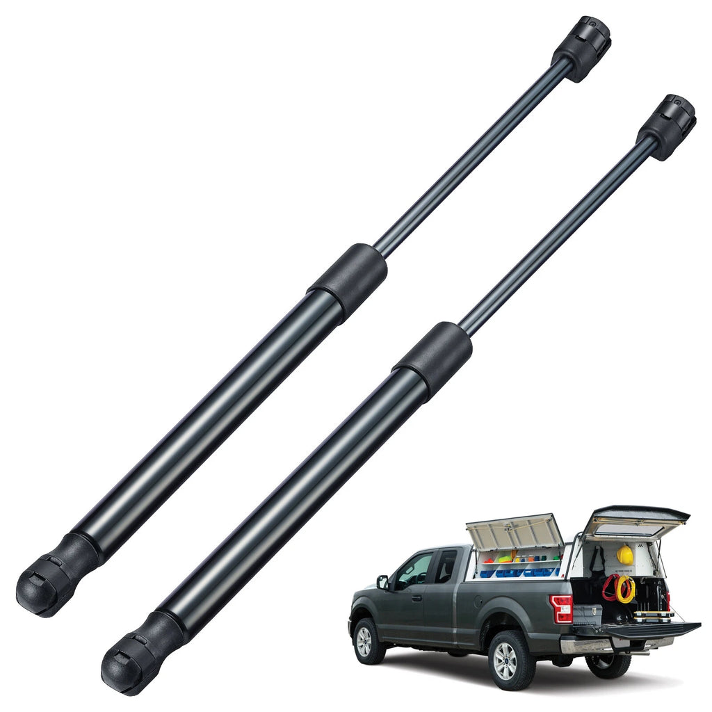 2X Gas Struts for Truck Pickup Topper Door Cap (16", 45Lbs/200N)