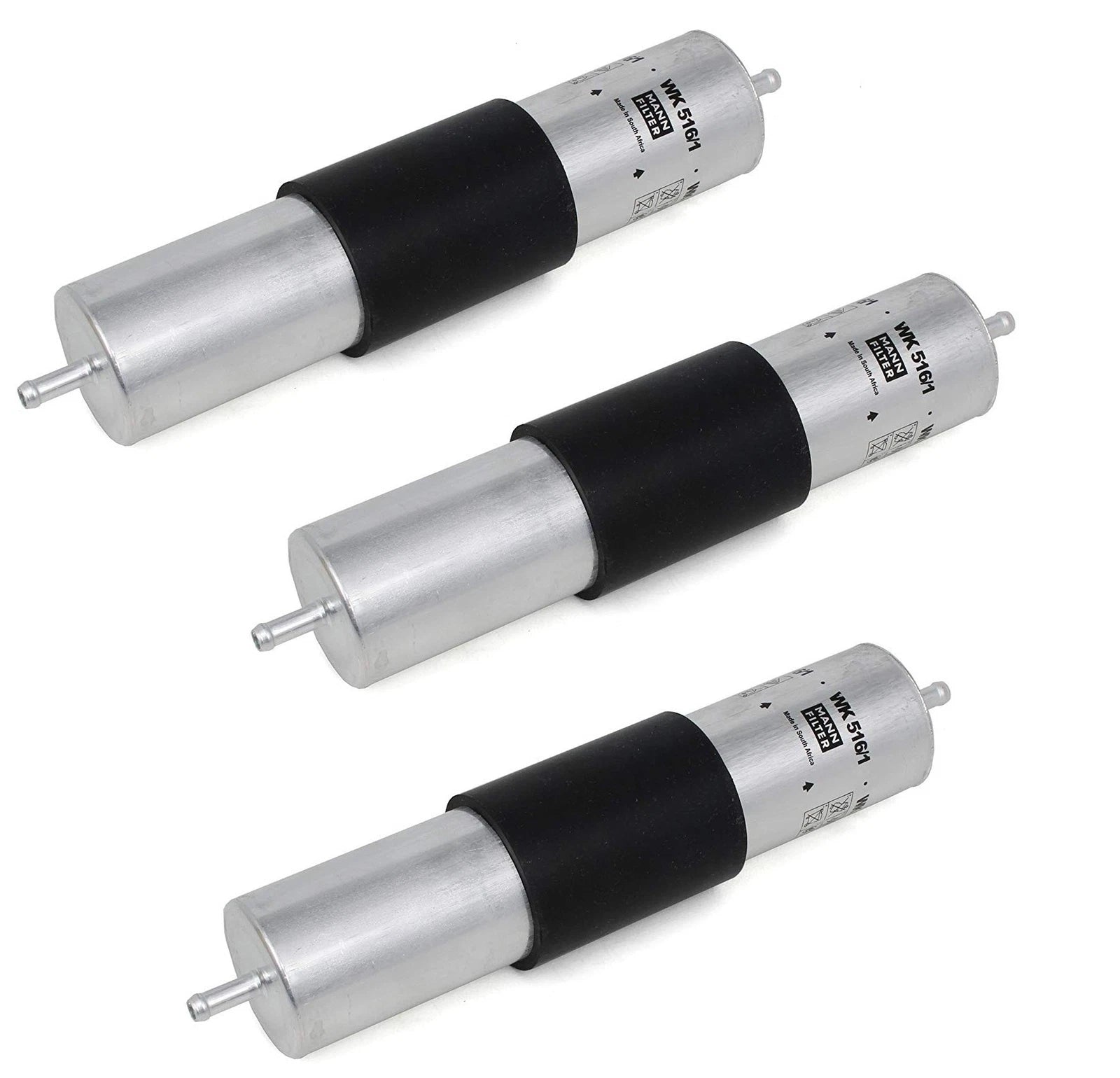 Set of 3 Fuel Filters Mann WK 516/1 for BMW E31 E36 E39 E46 (1982–2005)