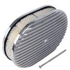 12" Full Finned Air Cleaner Set for 4-Barrel Carburetor (5-1/8" Neck)