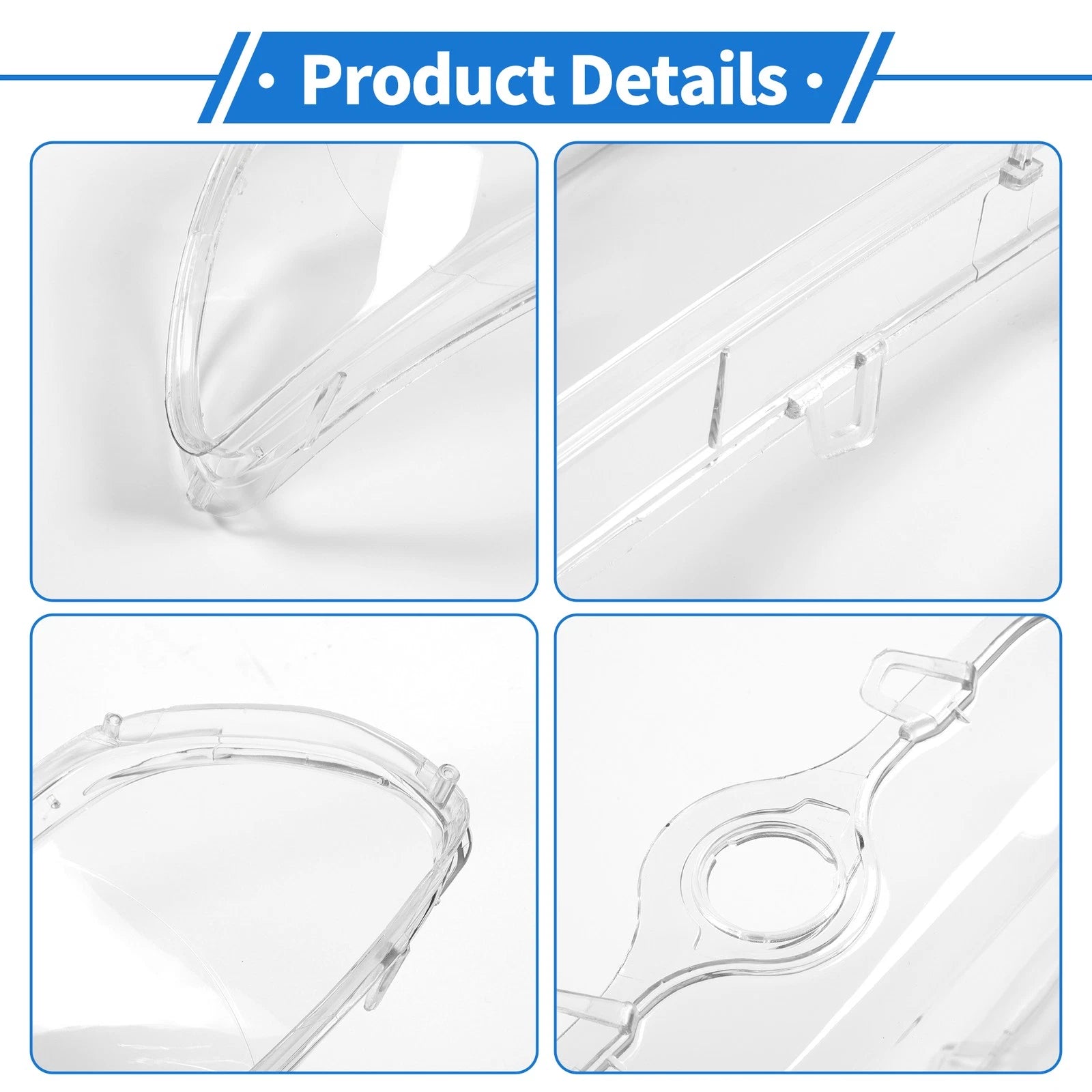 1 Pc Headlight Lens Cover for BMW 5 Series E39 (1996–2003) No. 63128375302