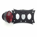 License Bracket & Oval Tail Light for Honda Kawasaki Suzuki Yamaha