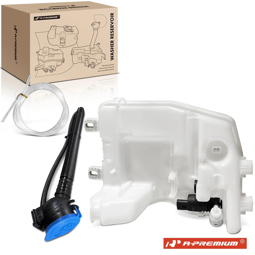 Windshield Washer Reservoir with Cap & Pump for BMW X1 X2 (2016–2020)