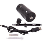 Airbrush Air Compressor Kit with 0.3mm Nozzle Spray Gun