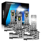 2X 9005+9006 LED Headlight Bulbs 400W 16000LM 6500K High/Low Beam