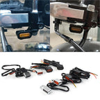 Chrome Smoke Mini LED Turn Signal Light for Harley Sportster 883 (2004–2021)