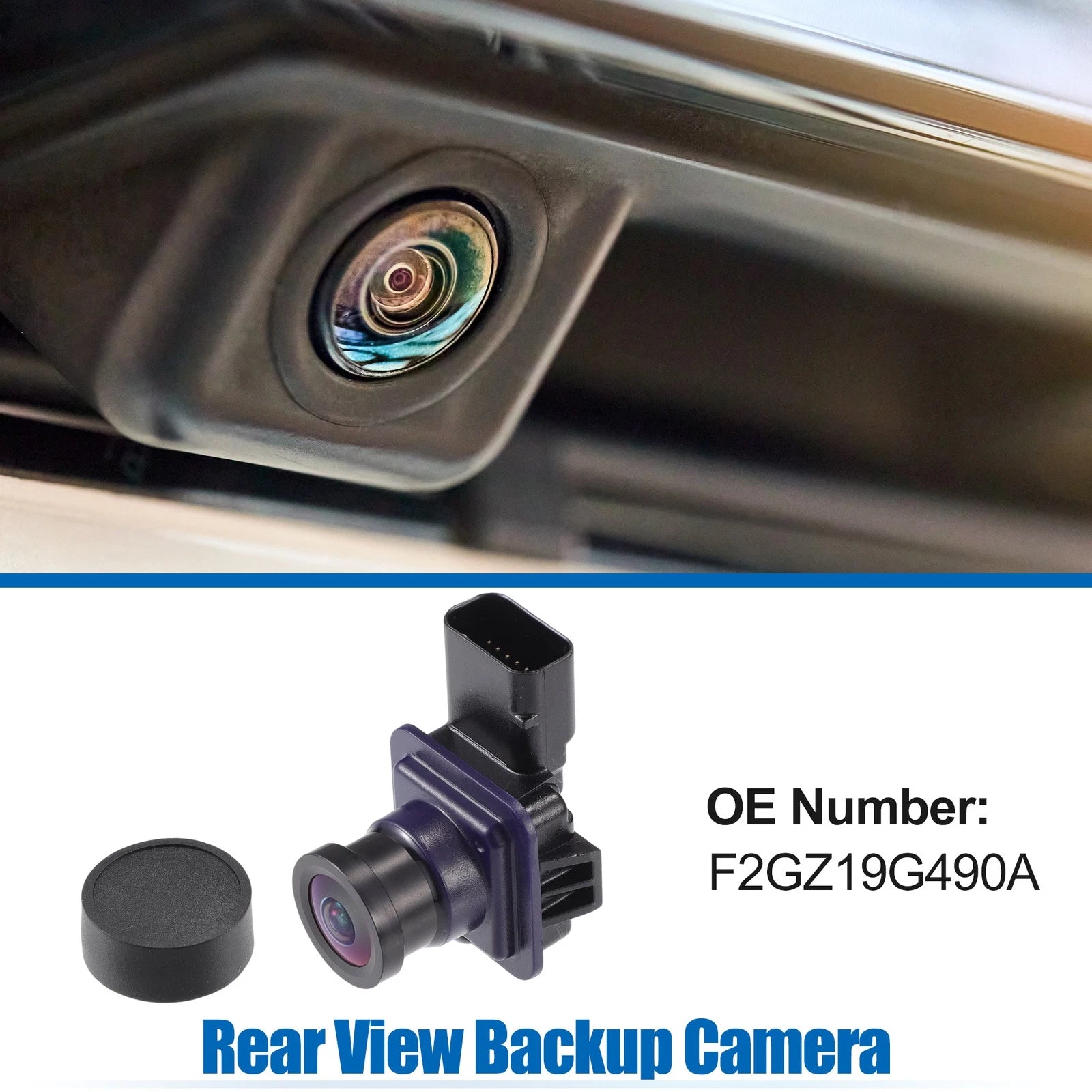 Rear View Backup Reverse Camera No.F2GZ19G490A for Ford Edge (2015–2018)