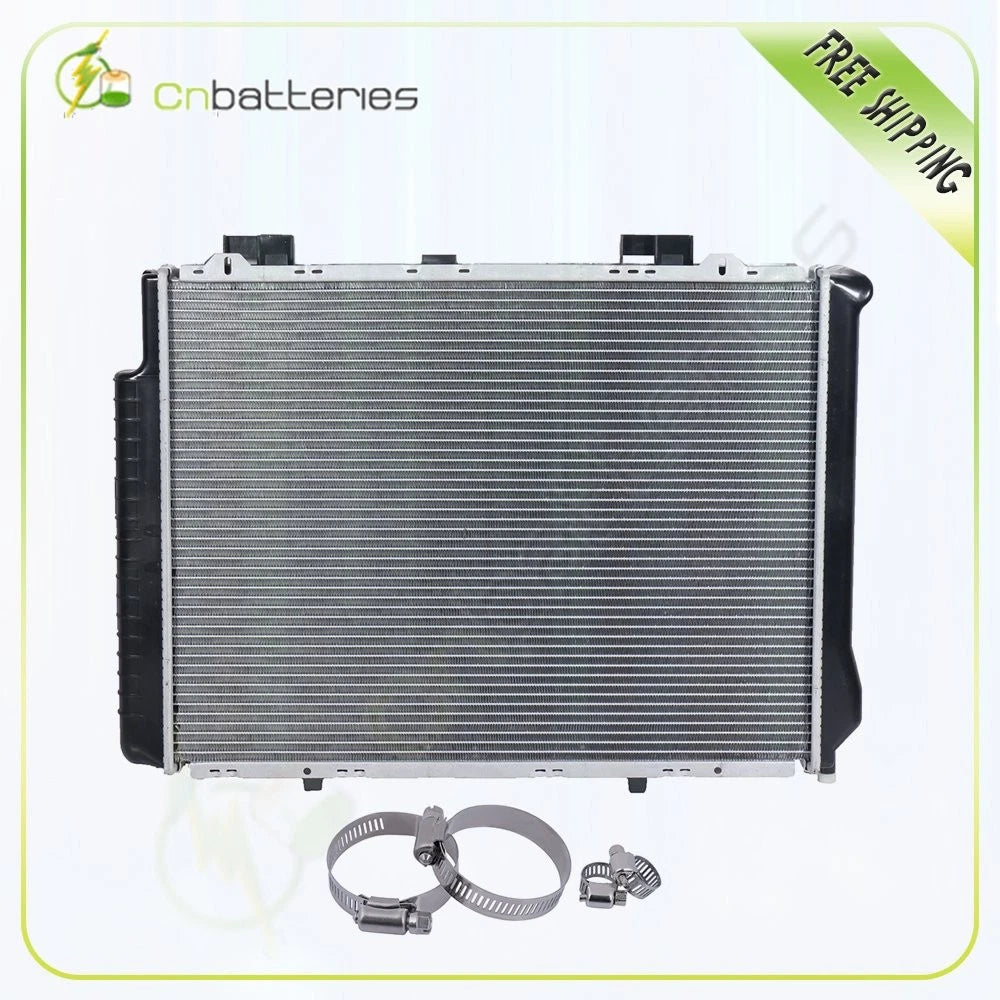 Radiator for Mercedes-Benz E320 (1998–2002) w/ Hose Clamps Kit 8-10mm 27-51mm