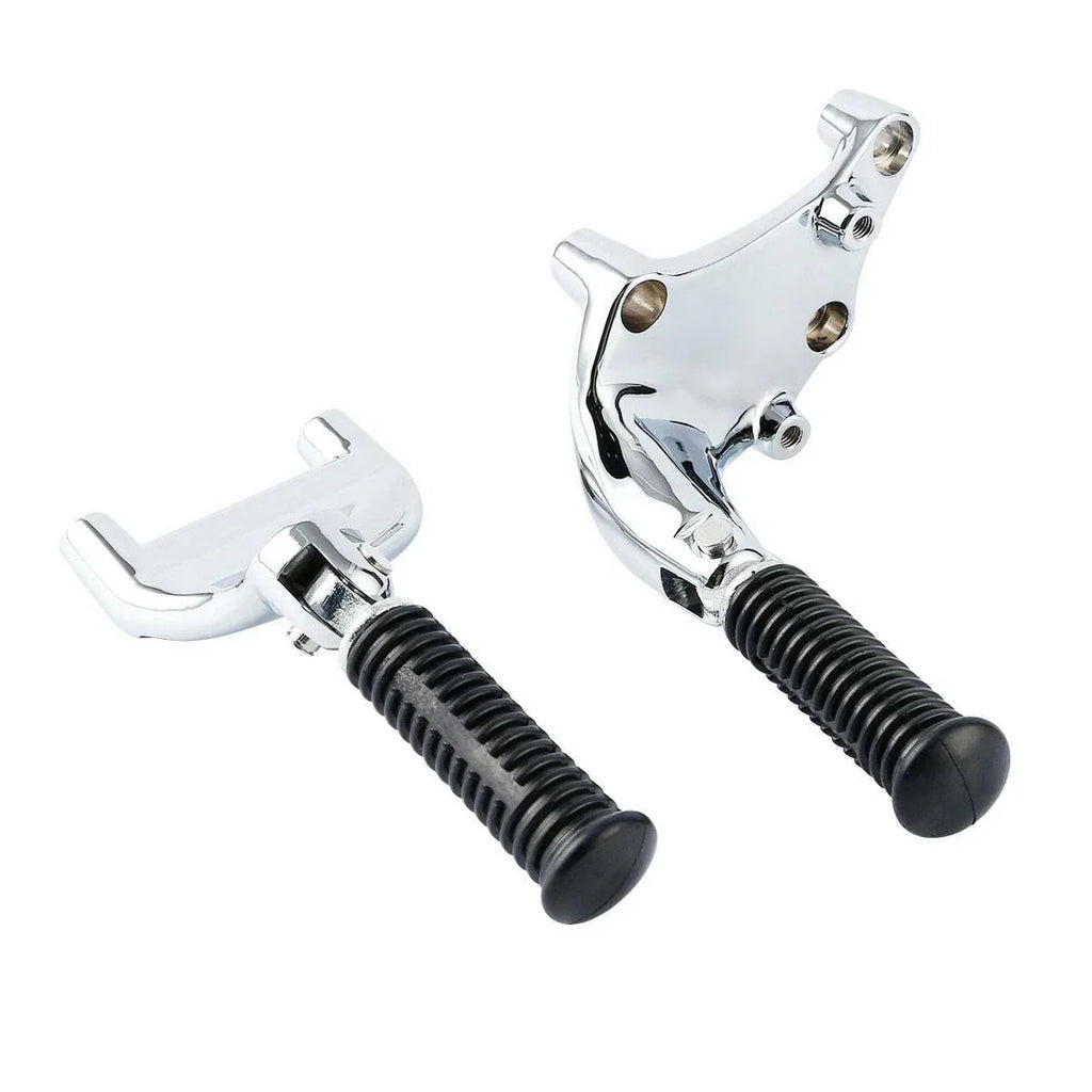 Chrome Passenger Footpeg Pedals for Harley Sportster Iron 883 1200 48 (2014-2022)