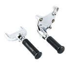 Chrome Passenger Footpeg Pedals for Harley Sportster Iron 883 1200 48 (2014-2022)