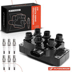 Set of 6 Iridium Spark Plugs & Ignition Coil for Ford Explorer (2006–2010)