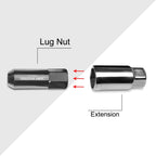 2" OD Mild Steel Exhaust Piping for Custom Applications (18")
