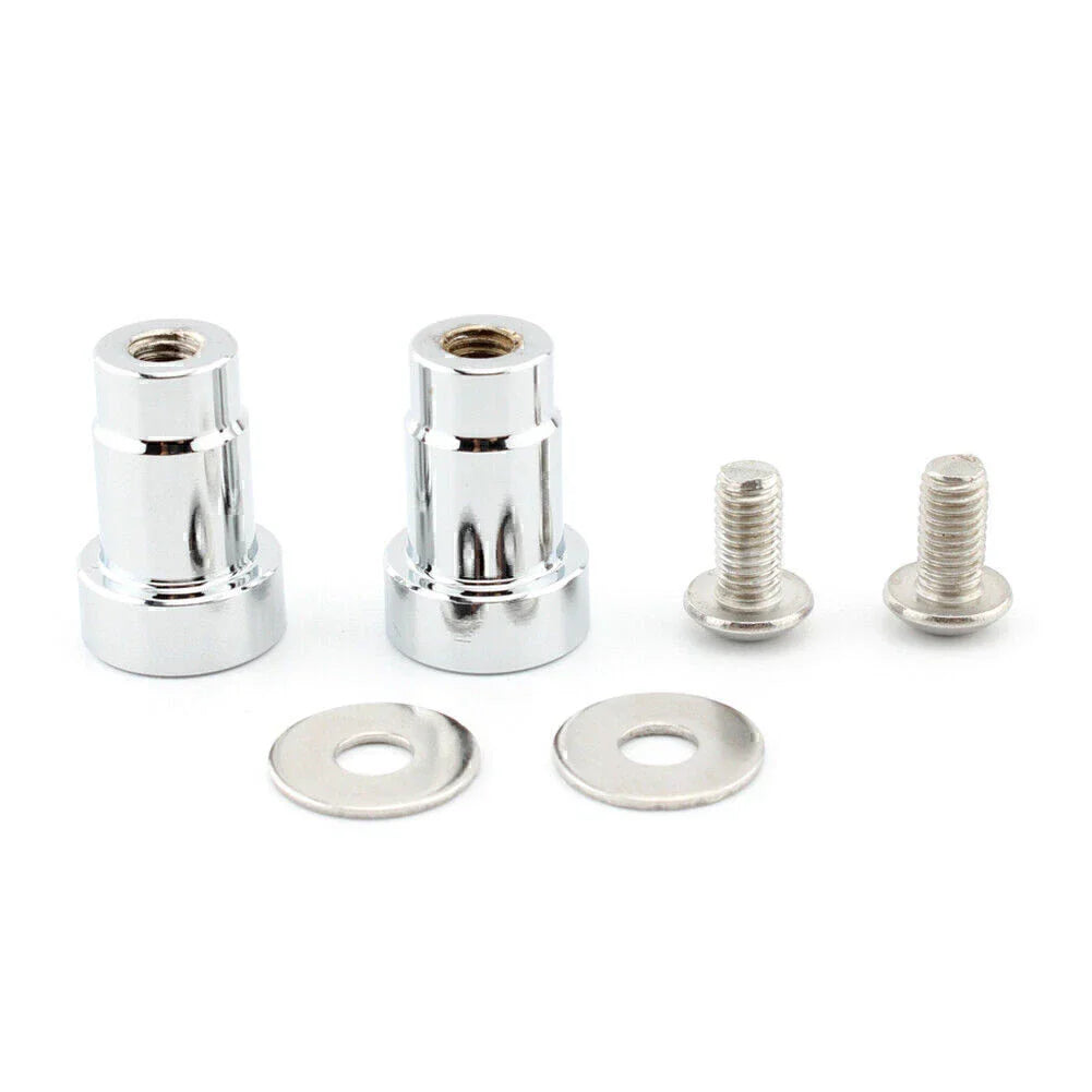 Chrome CNC Aluminum Motorcycle Mirror Hole Caps