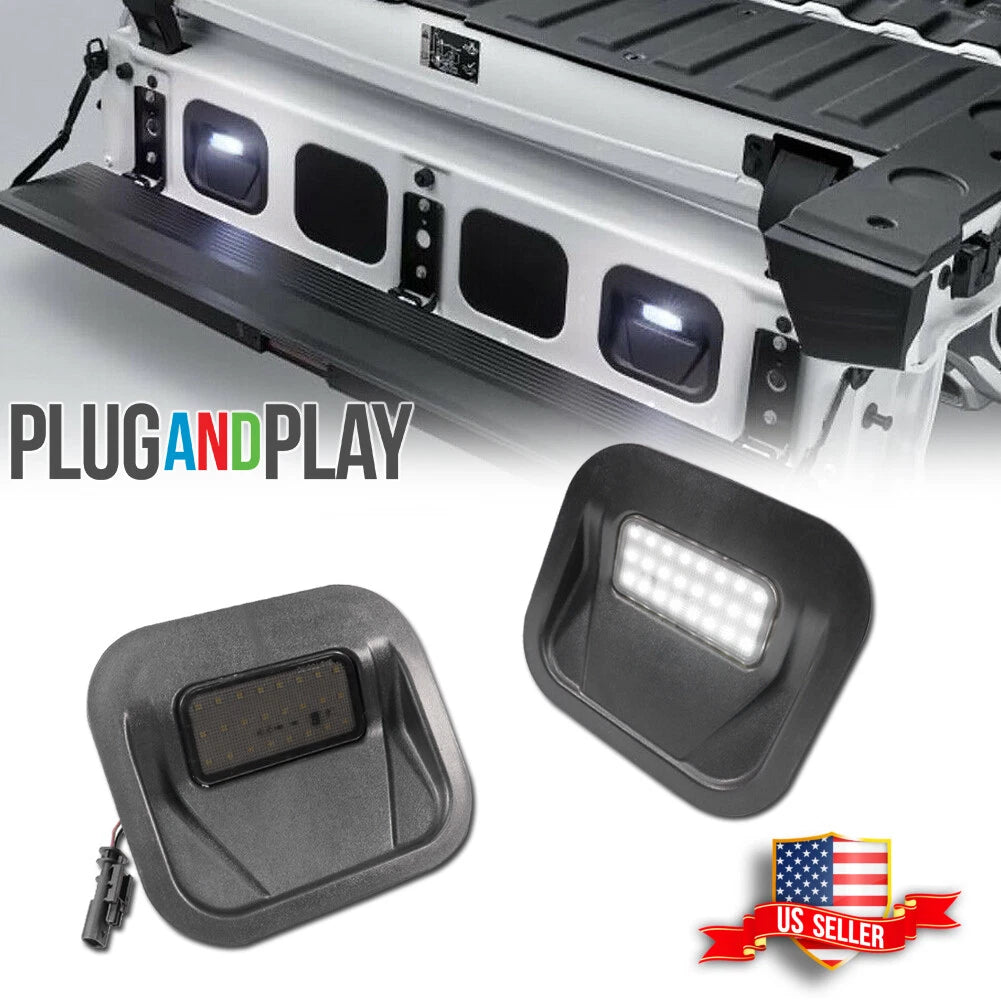 2PC Full Housing Rear Step Light for GMC Sierra 2019–2021