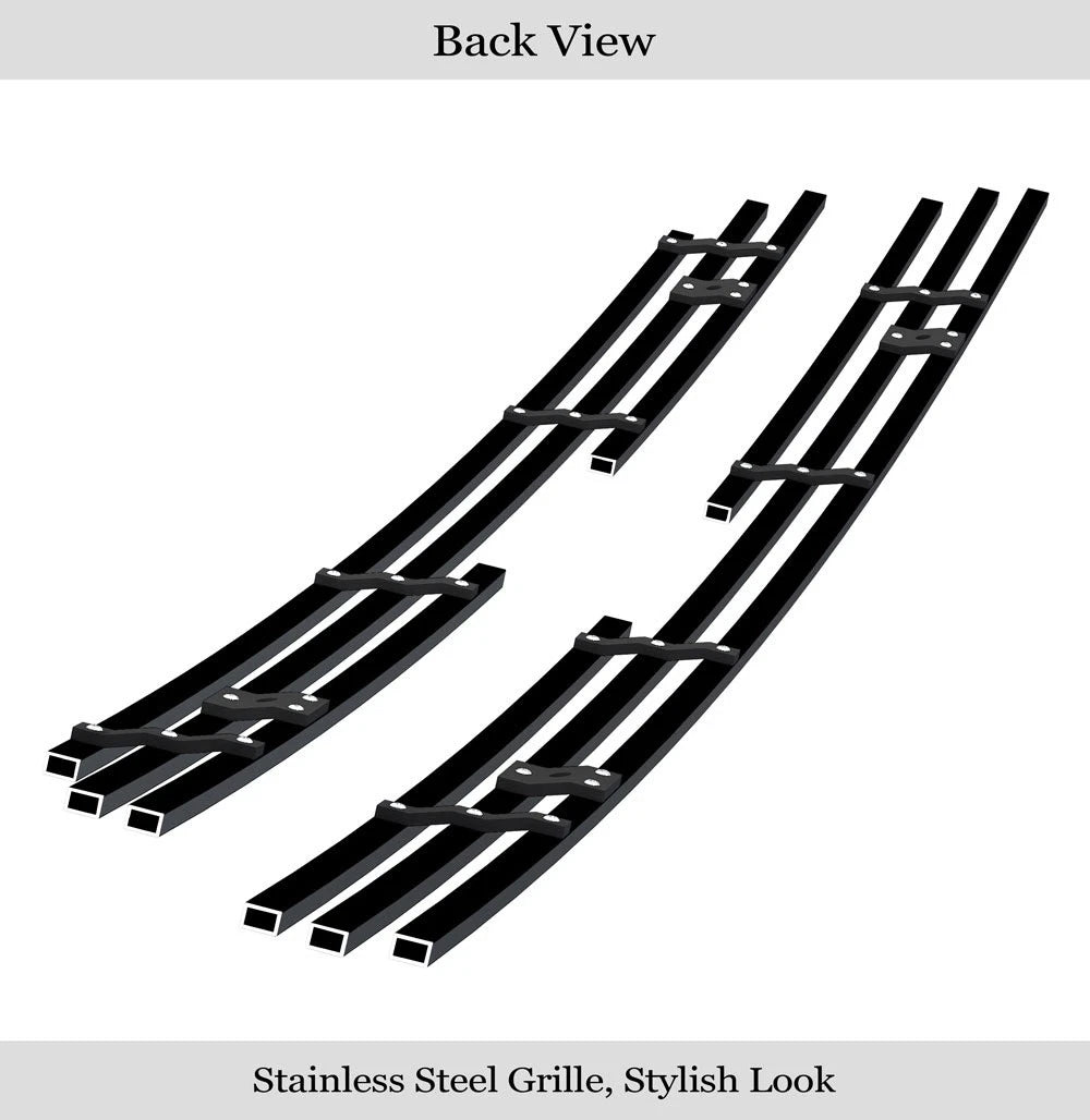 Stainless Steel Black Billet Grille Insert for Honda Pilot (2003-2005)