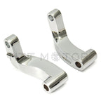 Chrome Mirror Relocation Extension Adapter Kit for Harley Davidson