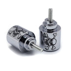 Skull Chrome Bar End for Honda CBR 600RR 1000RR VFR800 RC51 CBR900RR (2000–2023)